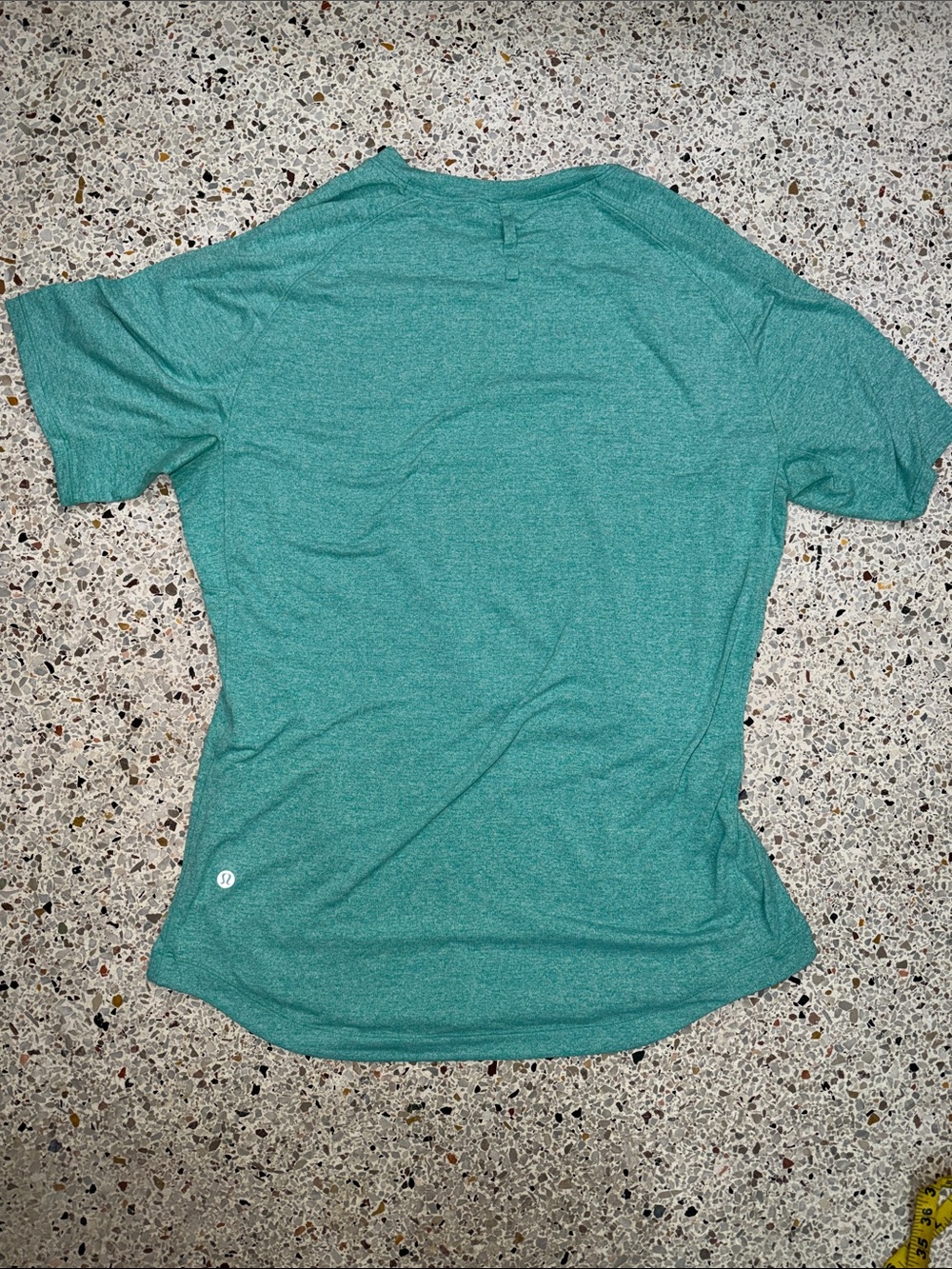 Lululemon aqua teal green tech tshirt swiftly XS
